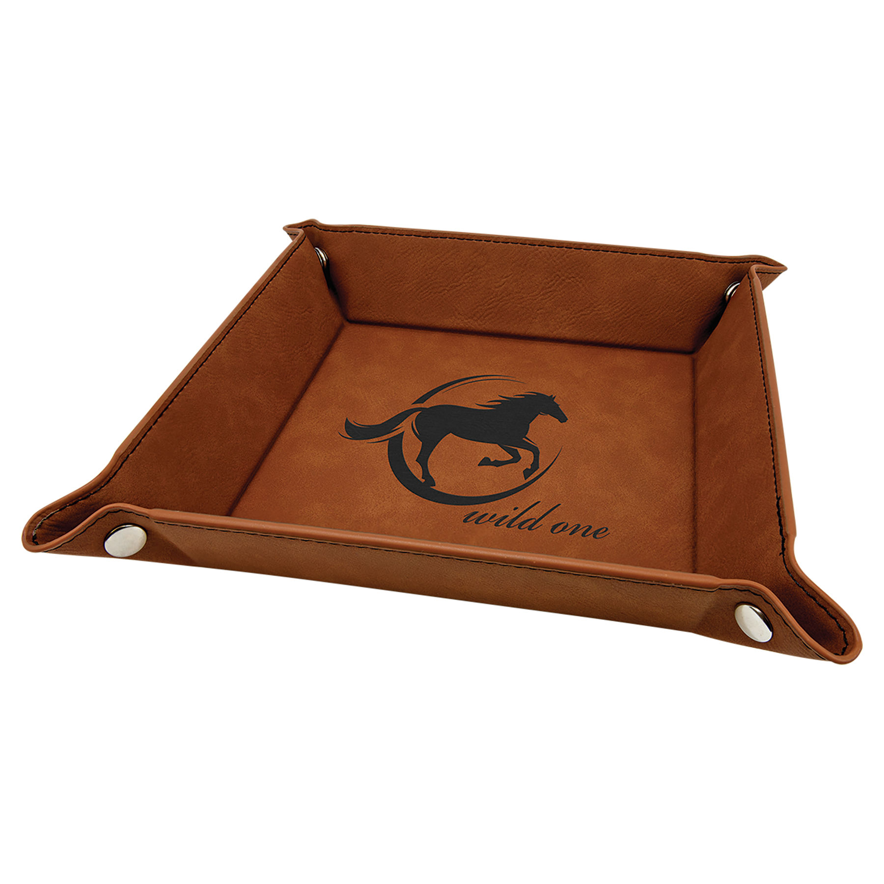 leather tray